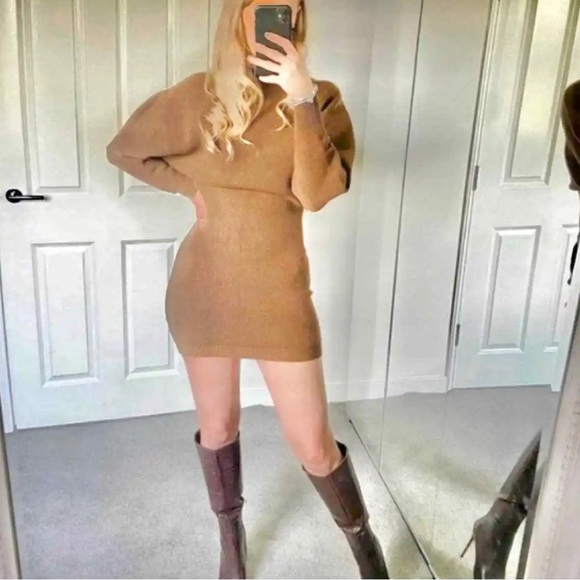 ZARA PREMIUM WOOL LTD EDITION DRESS - Picture 4 of 11